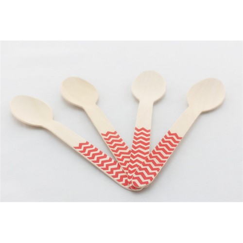 Red Chevron Spoons