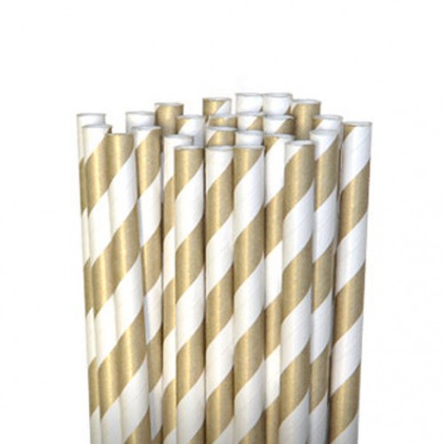 24 Pailles Papier Ray