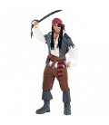 Captain Castaway Pirate Costume for Adults