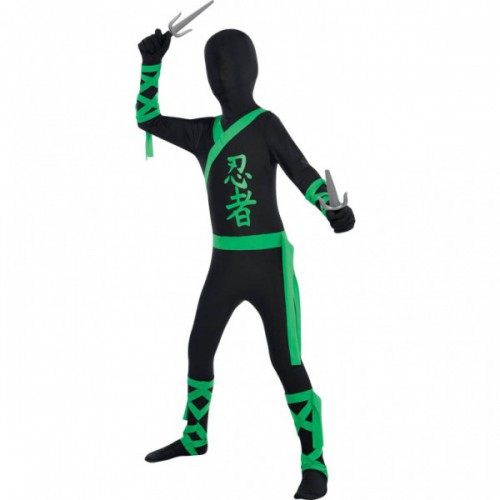 Ninja All in One Suit Costume 4-5 years