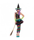 Neon Witch Costume - Size Teens/M