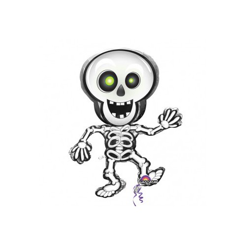 Dancing Skeleton Super Shape Foil Balloon