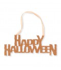 Happy Halloween Glitter Schild