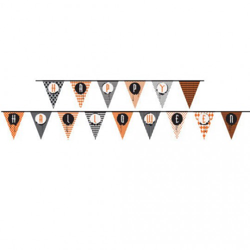 Happy Halloween Flag Banner