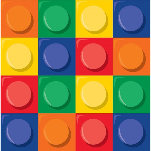 Serviettes Block Party