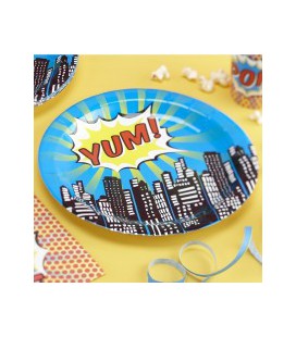 Super Heros Party Plates