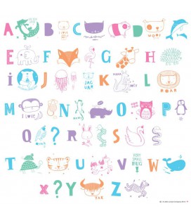 Pastel ABC Lightbox Set