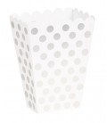 8 Red Polka Dots Treat Boxes