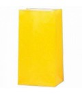 12 Yellow Paper Party Bags
