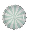 8 Aqua Meri Meri Big Plates