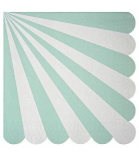 20 Aqua Meri Meri Lunch Napkins