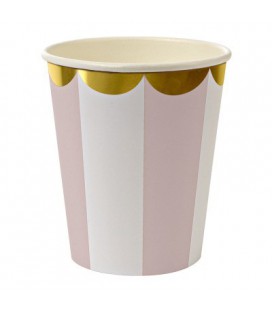 8 Pink Meri Meri Cups