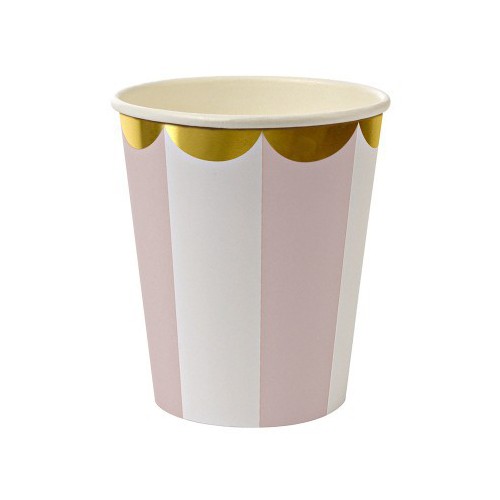 8 Pink Meri Meri Cups