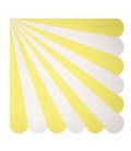 20 Yellow Meri Meri Lunch Napkins