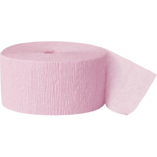 Pink Crepe Streamer