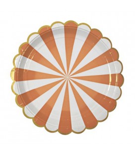 8 Orange Meri Meri Small Plates