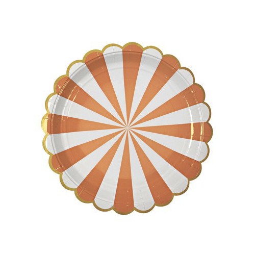 8 Orange Meri Meri Small Plates