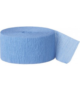Baby Blue Crepe Streamer