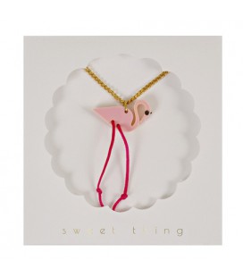 Collier Flamant Rose