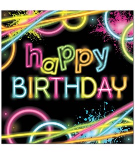 Servietten Glow Party