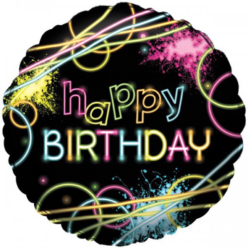 Ballon Mylar Glow Party