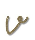 Acrylic Gold Glitter Letter V