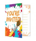 Art Party Invitations