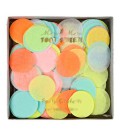 Neonfarbenes Konfetti aus Seidenpapier