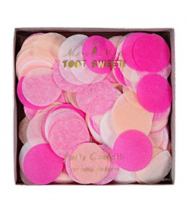 Confettis Roses Papier de Soie