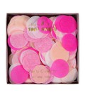 Confettis Roses Papier de Soie