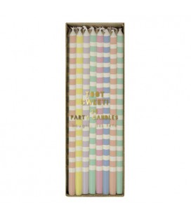 24 Pastels Candles