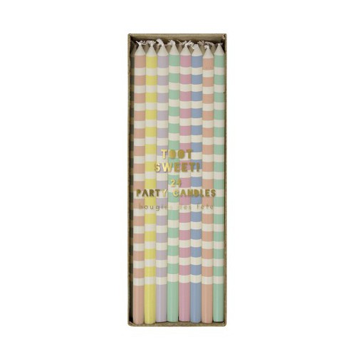 24 Pastels Candles