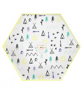 Teepee Party Plates