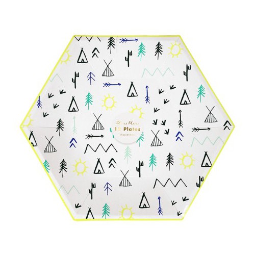 Teepee Party Plates