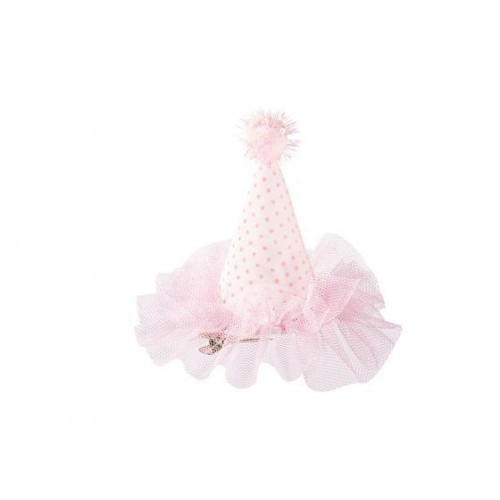 Mini Chapeau Pois Rose