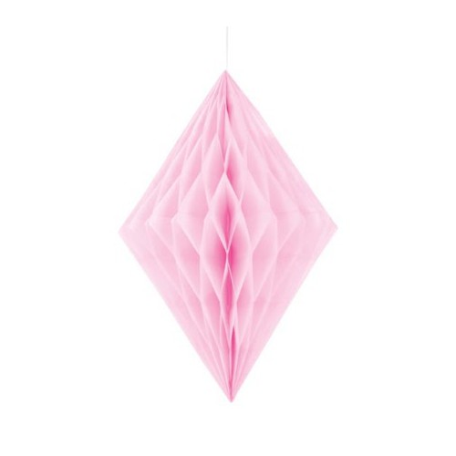 Wabenpapier-Diamant Rosa