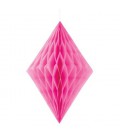 Hot Pink Honeycomb Diamond
