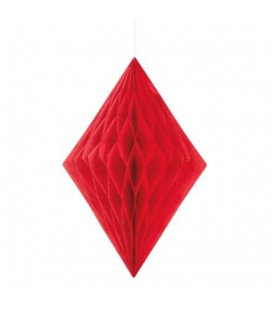 Red Honeycomb Diamond