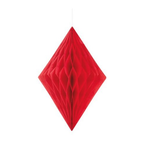 Red Honeycomb Diamond