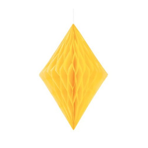 Yellow Honeycomb Diamond