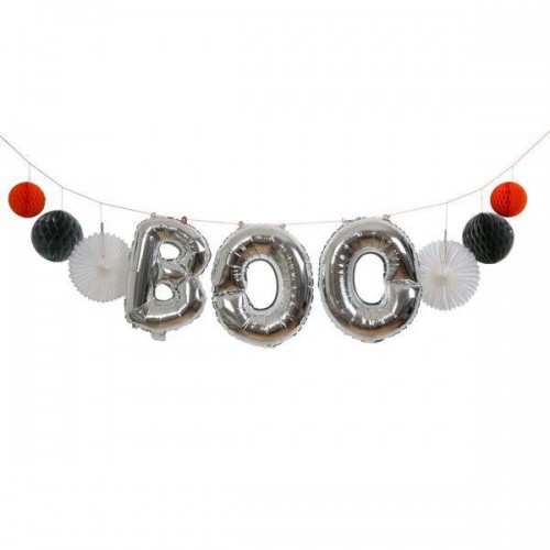Luftballons Boo Guirlande-Kit