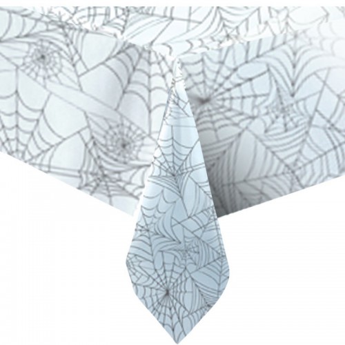 Plastic Spider Web Tablecover