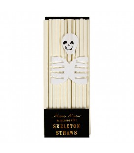 24 Pailles avec Toppers Halloween