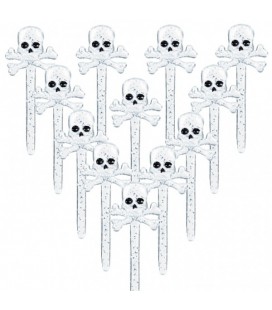 12 Piques Skull & Crossbones