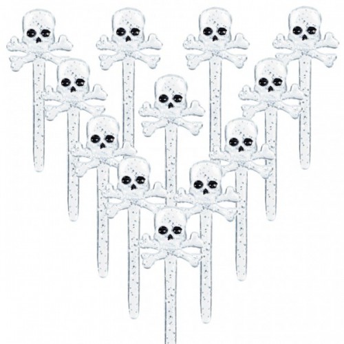 12 Piques Skull & Crossbones