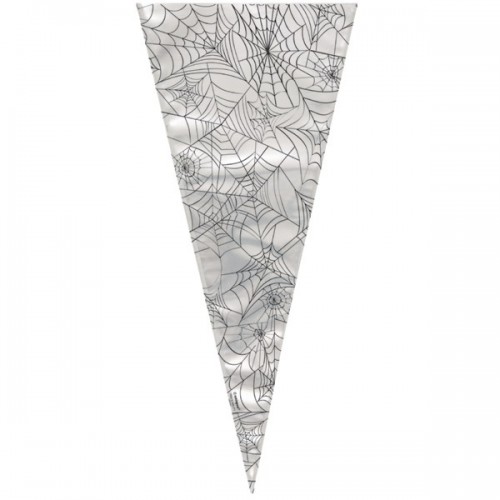 20 Spider Web Cone Cello Bags
