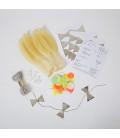 Kit 8 Neon Confetti Balloons