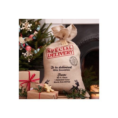 Weihnachtsgeschenke-Jutesack