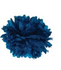 Moyen Pompon Bleu Cobalt