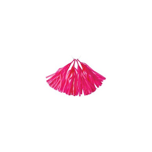 4 Fuchsia Tassels